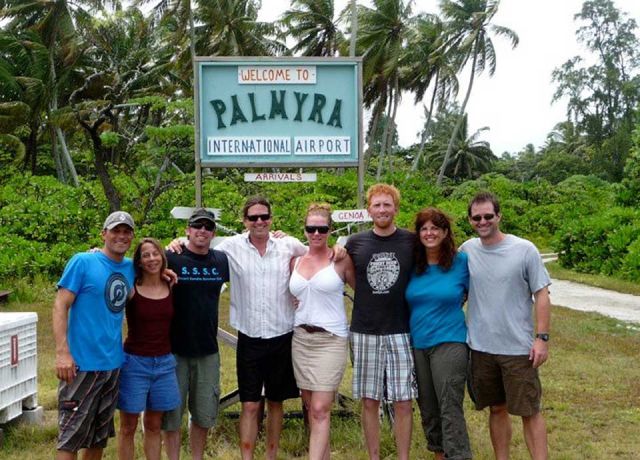 Consortium members on a research trip in 2010