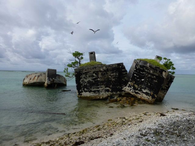 WWII bunkers. Credit: Katie Davis Koehn